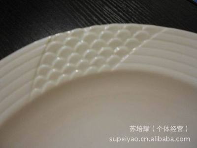 蘇培耀陶瓷 庫存浮雕圓盤K131，日用佳品，匠心獨運